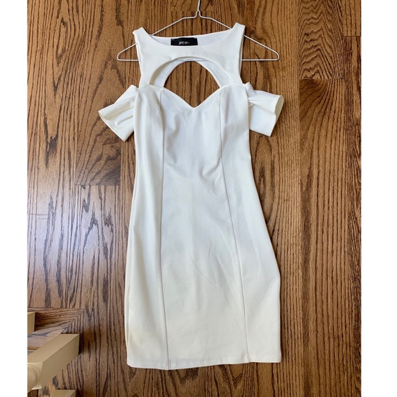 Nasty Gal Dresses & Skirts - Nasty Gal White Cut Out Mini Dress